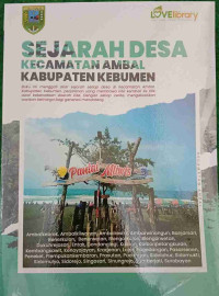 Image of Sejarah desa Kecamatan Ambal Kabupaten Kebumen