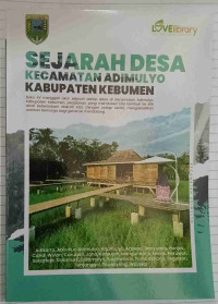 Image of Sejarah desa Kecamatan Adimulyo Kabupaten Kebumen