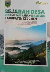 Image of Sejarah desa Kecamatan Karang Sambung Kabupaten Kebumen